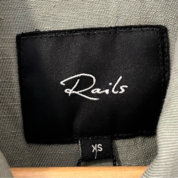 Rails "Sahara" Sage Color Lightweight Military Jacket XS NWT - Picture 4 of 9